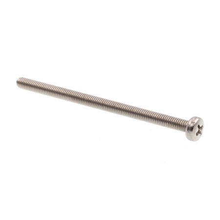 Machine Screw, Metric Pan Head, Phil Drive M3-0.5 X 50MM A2-70 Stainless Steel 10PK